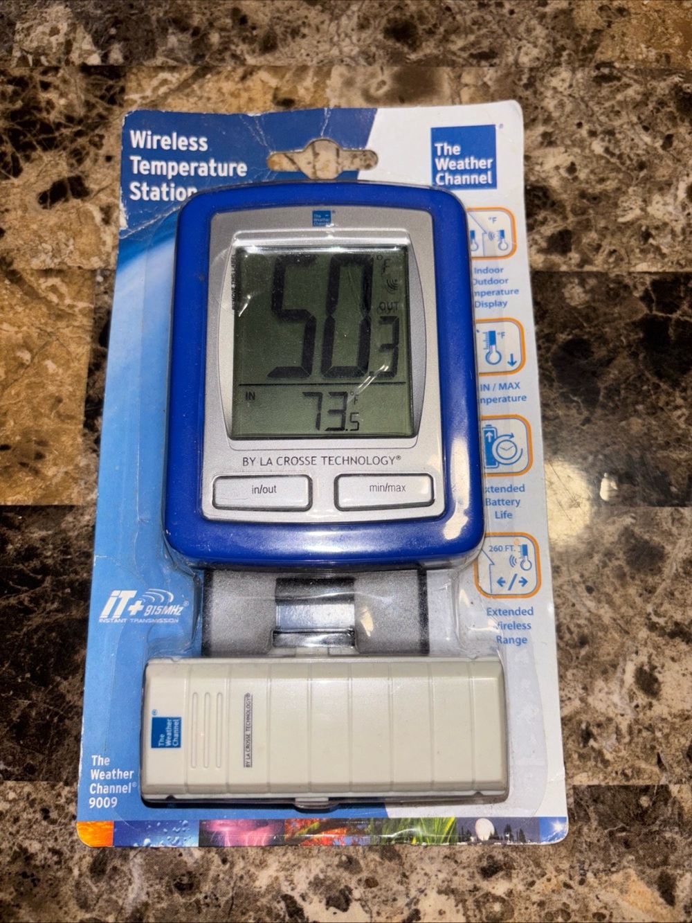 Wireless Temperature Station (White) new but box not great shape